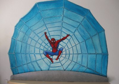 muurschildering-jongenskamer-spiderman